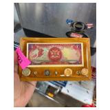 Trinidad and Tobago Currency Display Plaque
