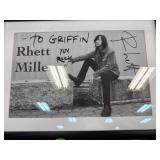 Framed Rhett Miller Autographed Photograph