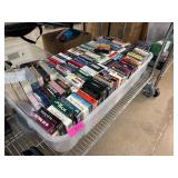 VHS Tapes in Plastic Container