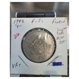 1942 Fiji Florin Coin Featuring King George VI