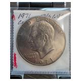 1971 Eisenhower Dollar MS64+