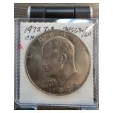 1972 Type 3 Eisenhower Dollar MS63/64