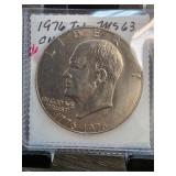 1976 Type 1 Eisenhower Dollar MS63
