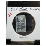 Germania Mint 1g .999 Fine Silver Bar