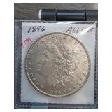 1896 Morgan Silver Dollar in Protective Case