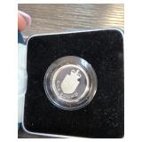 1983 Proof British One Pound Coin in Display Case