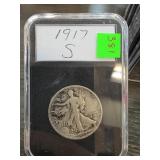 1917-S Walking Liberty Half Dollar Coin