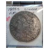 1899-S Morgan Silver Dollar in Very Fine Condition