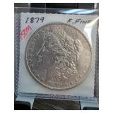 1879 Morgan Silver Dollar in Fine Condition