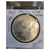 1965 Canada Silver Dollar Coin