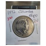 1892 Columbian Exposition Commemorative Half Dolla