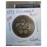 1893 Columbian Exposition Silver Half Dollar