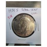 1974-S Eisenhower Silver Dollar UNC