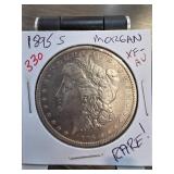 1895-S Morgan Silver Dollar XF-AU