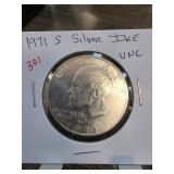 1971-S Eisenhower Silver Dollar in Uncirculated Co