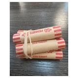 5 rolls mixed wheat cents