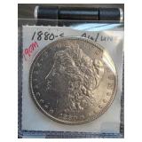 1880-S Morgan Silver Dollar in Protective Holder