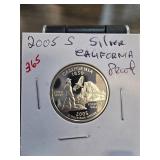 2005-S California Silver Proof Quarter