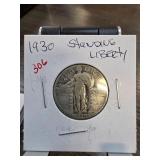 1930 Standing Liberty Quarter in Protective Holder