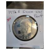 1972-S Silver Eisenhower Dollar Proof Coin