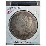 1904-S Morgan Silver Dollar Scarce Date