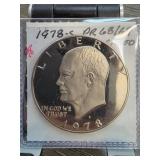 1978-S Eisenhower Dollar Proof PR68/69 Deep Cameo
