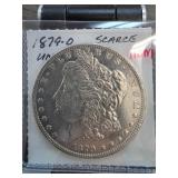 1879-O Morgan Silver Dollar in Uncirculated Condit