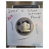 2005-S Kansas Silver Proof Quarter