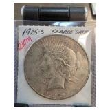 1925-S Peace Silver Dollar Coin Scarce Date