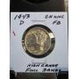 1943-D Mercury Dime, High Grade, Full Bands
