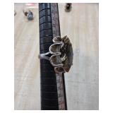 Sterling Silver Ring With Smoky Quartz Center Ston