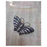 Sterling Silver Butterfly Brooch with 925 Marking
