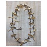 Gold-Tone Fetish Creature Necklace
