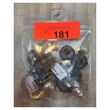 Bag of Assorted Jewelry Including Earrings and Bro