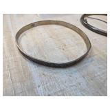 Beau Sterling Silver Engraved Bangle Bracelet