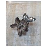 Mexican Sterling Silver Butterfly Brooch