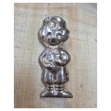 Silver-Toned Metal Figurine Shaped Clip with 15.7g