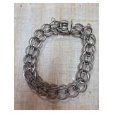 Sterling Silver Chain Link Bracelet with Clasp