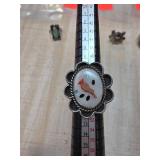 Sterling Silver Cardinal Inlay Ring