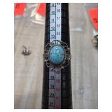 Sterling Silver Ring With Turquoise Stone