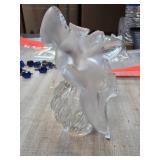 Lalique Frosted Glass Perfume Bottle Lï¿½air du Temp
