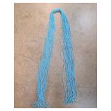 Turquoise-Colored Flapper Lariat Necklace