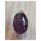Sterling Silver Amethyst Pendant, 80g