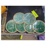 Six Round Circuit Board Coasters