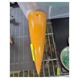 Yellow Wall-Mounted Cone Planter