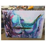 Abstract Canvas Painting by Debbie Martin