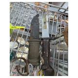 Military Bayonet With Metal Scabbard