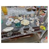 Multiple Porcelain Figurines and Decorative Items