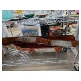 Leather and Suede Rifle Case with Handle
