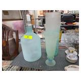 Frosted Glassware Pieces